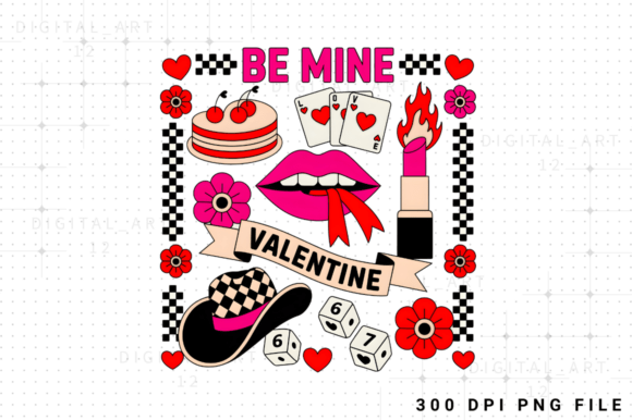 Be Mine Valentine PNG: A Versatile Western Embroidery Design