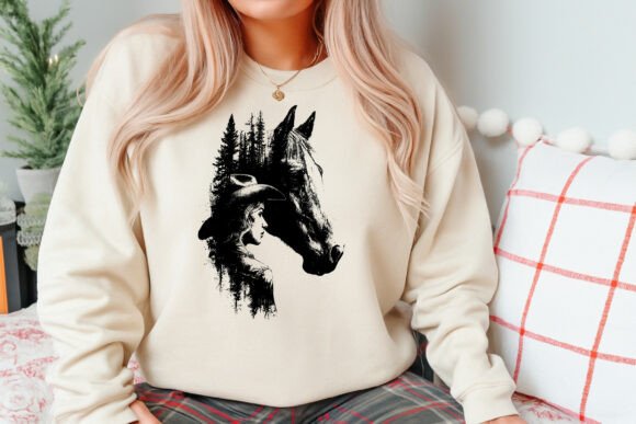Cowgirl and Horse Engraving SVG Forest Review for Real Projects