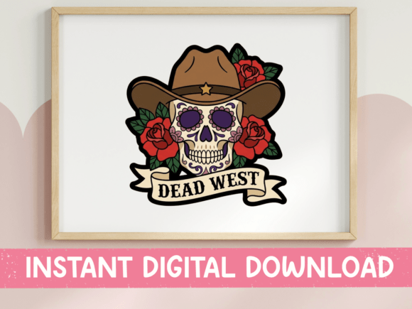 Dead West Sugar Skull SVG Review for Real Projects