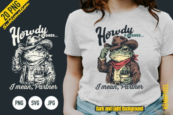 Howdy Partner Funny Cowboy Frog Shirt Review