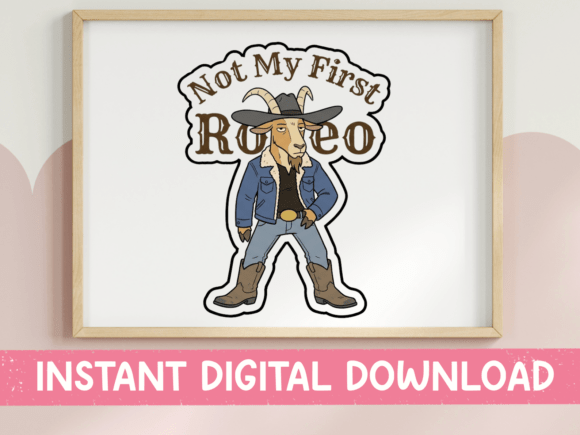 Not My First Rodeo Cowboy Goat Review for Real Embroidery Projects