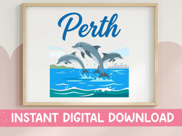 Perth Dolphins SVG: A Dynamic Design for Real Embroidery Projects