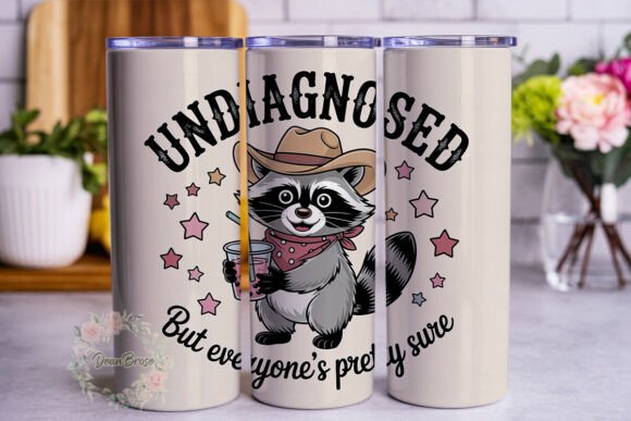 Raccoon Cowboy Boba 20oz Tumbler Wrap Review for Real Embroidery Projects