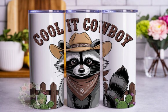 Raccoon Cowboy Hat 20oz Tumbler Wrap: A Designer’s Honest Take