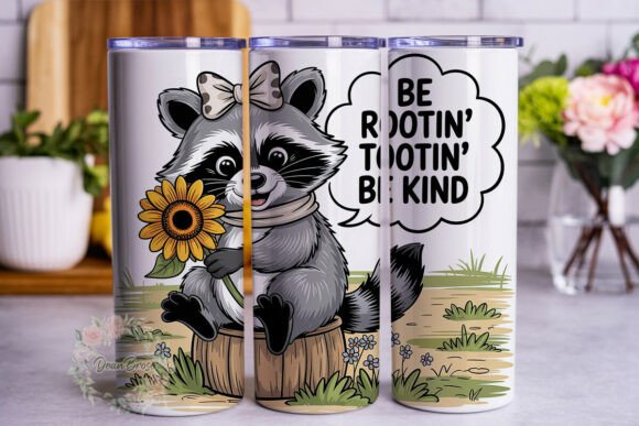Raccoon Sunflower Western 20oz Tumbler Review for Embroidery Projects