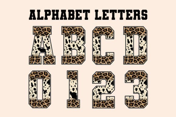 Retro Western Cow and Leopard Alphabet01 Embroidery Design Review