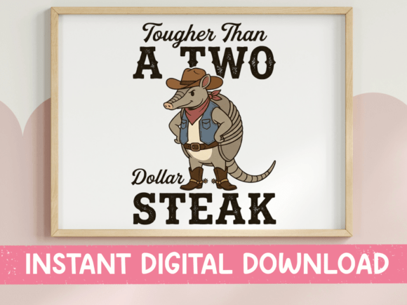 Tougher Than a Two Dollar Steak SVG PNG: A Texas-Style Embroidery Design Review
